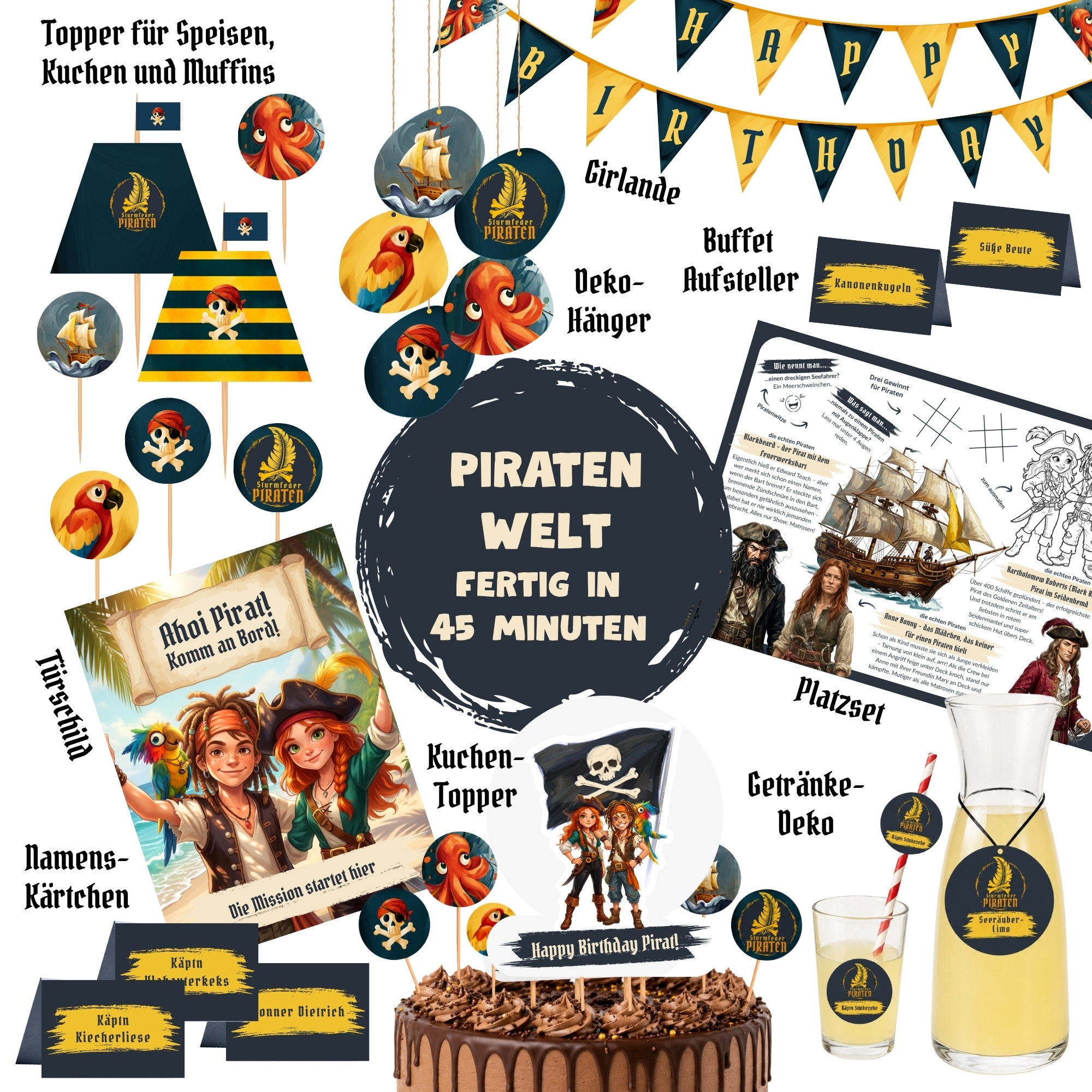 Leni Strumfeder´s Piraten-Welt